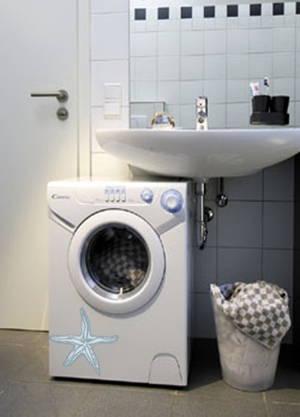Где установить раковину и стиральную машину в маленькой ванной?