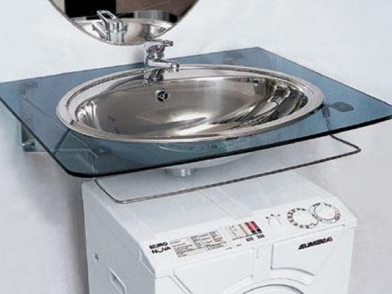 Основные требования к размещению раковин для детей над стиральными машинами