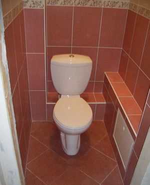Отделочная плитка для туалета